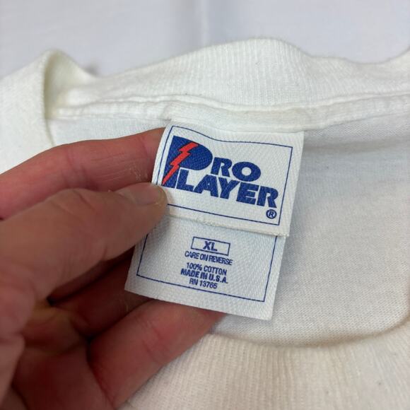 Vintage 1997 Chicago Bulls Pro Player 5 Time Champion Tee Shirt Men's XL - Picture 7 of 11